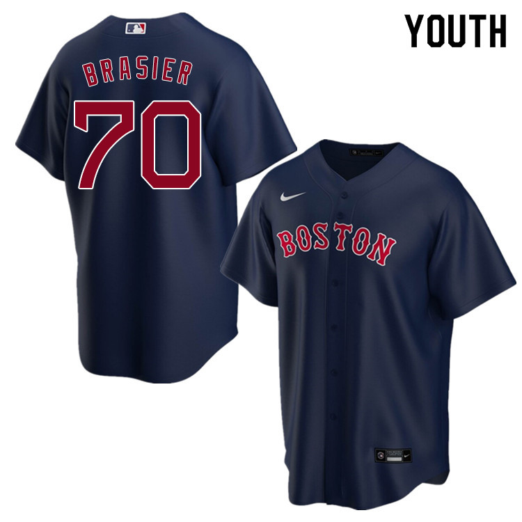 Nike Youth #70 Ryan Brasier Boston Red Sox Baseball Jerseys Sale-Navy